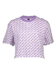 Adidas Koszulka w kolorze fioletowym rozmiar: XL. Różowe bluzki ADIDAS, xl, bez wzorów, z bawełny, bez kołnierzyka, bez ramiączek. Za 57,06 zł.