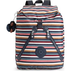 Plecak "Fundamental" ze wzorem - 42 x 42 x 16,5 cm. Plecaki marki Kipling. W wyprzedaży za 128,95 zł.