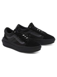 Vans Skórzane sneakersy "Old Skool Overt Plus CC" w kolorze czarnym rozmiar: 41. Czarne trampki Vans, bez wzorów, bez zapięcia. Za 209,82 zł.