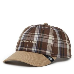 Czapka z daszkiem Goorin Bros. Brązowe czapki Goorin Bros, bez wzorów. Za 119,99 zł.