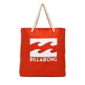 Torebka Billabong. Brązowe shopper bag Billabong, bez wzorów, bez dodatków. Za 99,99 zł.
