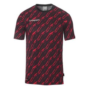 Koszulka Uhlsport Progressive 28. Czarne bluzki Uhlsport, bez wzorów, z materiału, sportowe, bez kołnierzyka, bez ramiączek. Za 166,50 zł.