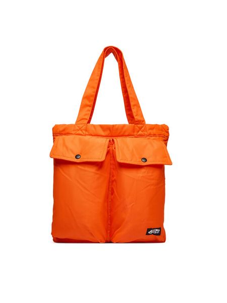 Vans Torebka VN000T61FLM1 Pomarańczowy. Brązowe shopper bag Vans, bez wzorów, z materiału, bez dodatków. Za 259,99 zł.