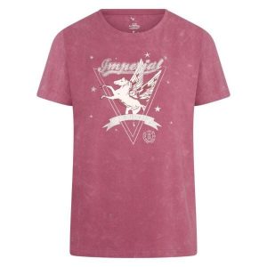 Koszulka damska Imperial Riding Blossom. Czerwone koszulki sportowe IMPERIAL RIDING, bez wzorów, bez ramiączek, do jazdy konnej. Za 155,00 zł.