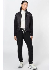 Super.natural Bojówki hybrydowe w kolorze czarnym rozmiar: XL. Czarne spodnie z wysokim stanem super.natural, bez wzorów, z wełny, z podwyższonym stanem. Za 382,99 zł.