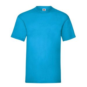 Koszulka Unisex Dla Dorosłych Valueweight. Niebieskie bluzki FRUIT OF THE LOOM, xl, bez wzorów, sportowe, bez kołnierzyka, bez ramiączek. Za 35,99 zł.