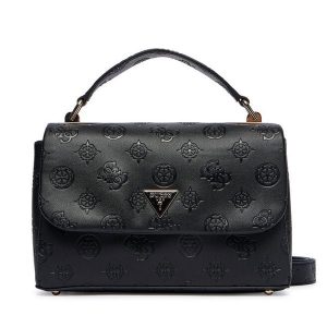 Torebka Guess. Czarne torebki klasyczne Guess, z aplikacjami, bez dodatków. Za 419,99 zł.