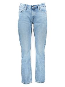 Pepe Jeans Dżinsy - Regular fit - w kolorze błękitnym rozmiar: W26/L30. Niebieskie jeansy Pepe Jeans, z aplikacjami, z jeansu. Za 184,02 zł.