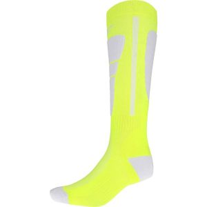 Skarpety narciarskie damskie SODN350 - soczysta zieleń neon. Skarpetki marki 4f. W wyprzedaży za 29,99 zł.