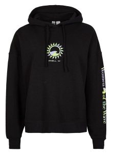 O'Neill Bluza "Woman of the Wave" w kolorze czarnym rozmiar: XS. Czarne bluzy O'Neill, xs, bez wzorów, z kapturem. Za 92,21 zł.