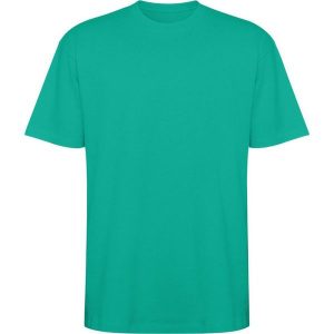 Koszulka Z Krótkim Rękawem Dla Dorosłych Unisex Bull Oversized. Niebieskie bluzki ROLY, bez wzorów, sportowe, bez kołnierzyka, bez ramiączek. Za 51,99 zł.