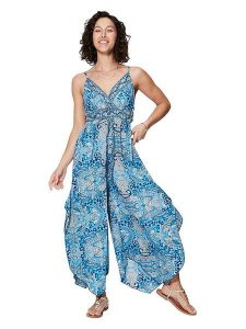 Ipanima Kombinezon w kolorze niebieskim rozmiar: 34-40. Niebieskie kombinezony Ipanima, bez wzorów, bez kołnierzyka, bez ramiączek. Za 78,99 zł.