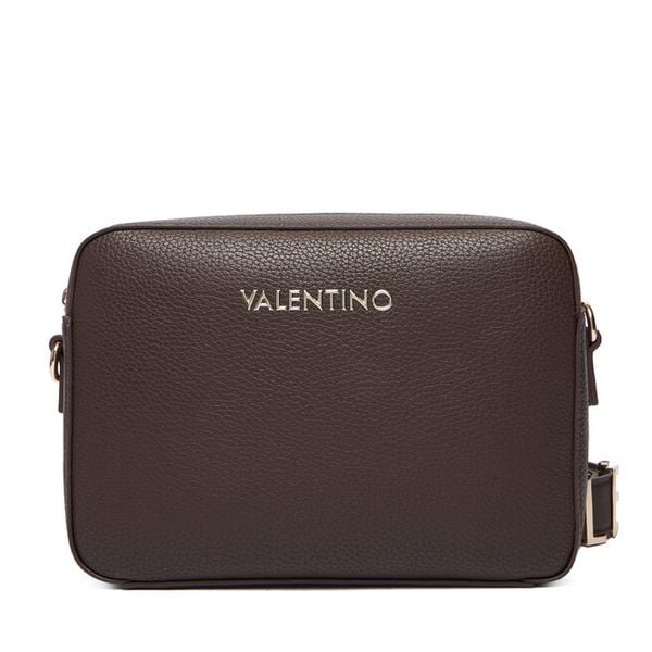 Torebka Valentino. Brązowe listonoszki Valentino, bez wzorów, bez dodatków. Za 389,99 zł.