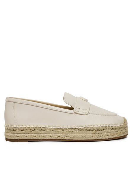 Coach Espadryle Camilla CR045 Écru. Espadryle Coach, bez wzorów, ze skóry, bez obcasa. Za 469,99 zł.