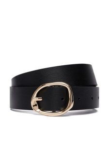 Tommy Hilfiger Pasek Th Sculpt 3.0 AW0AW18697 Czarny. Czarne paski TOMMY HILFIGER, bez wzorów, ze skóry. Za 269,99 zł.