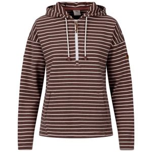 Trespass Softly - Damska codzienna bluza z kapturem w kolorze kasztanowym. Brązowe bluzy Trespass, bez wzorów, z kapturem. Za 300,99 zł.