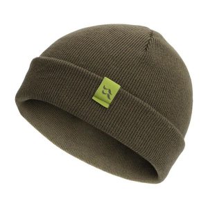 Czapka dzianinowa podwijana Rab Adzuki Beanie. Żółte czapki RAB, bez wzorów, z dzianiny, sportowe. Za 94,99 zł.