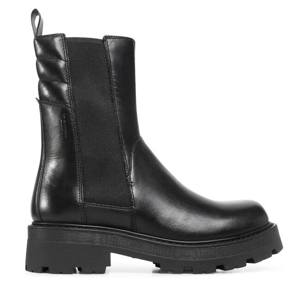 Sztyblety Vagabond Shoemakers. Czarne botki Vagabond Shoemakers, bez wzorów, bez obcasa, na płaskiej podeszwie, bez zapięcia. Za 579,99 zł.