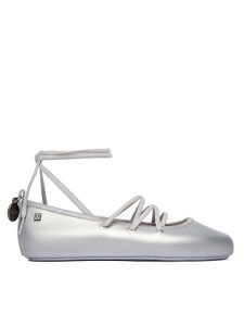 Melissa Baleriny Melissa Beta Ad 38020 Srebrny. Szare balerinki Melissa, bez wzorów, z tworzywa sztucznego, bez obcasa, bez zapięcia. Za 398,99 zł.