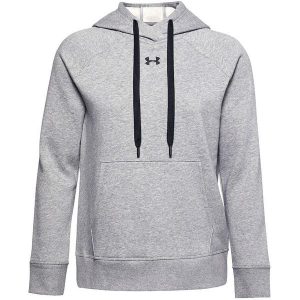 Bluza damska Under Armour Rival Fleece HB Hoodie. Szare bluzy Under Armour, m, bez wzorów, bez kaptura. Za 209,99 zł.