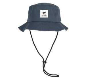 Kapelusz trekkingowy z sznurkiem – bawełna – L/XL (Niebieski). Niebieskie kapelusze SURF MONKEY, bez wzorów, z bawełny. Za 159,95 zł.