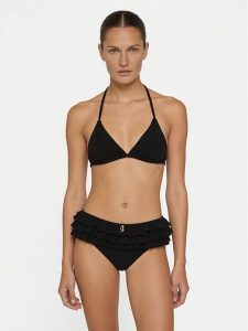 Juicy Couture Bikini Heritage JCITS126202 Czarny. Czarne bikini Juicy Couture, bez wzorów, z syntetyku. Za 299,99 zł.