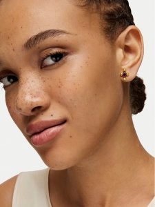 TOUS Kolczyki Sugar Party 1004229300 Złoty. Żółte kolczyki Tous, metalowe. Za 369,99 zł.