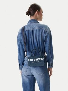 LOVE MOSCHINO Torebka JC4061PP1OLG170A Niebieski. Niebieskie torebki klasyczne LOVE MOSCHINO, bez wzorów, z materiału, bez dodatków. Za 576,99 zł.