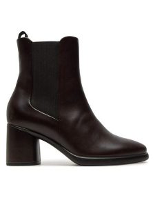 ECCO Botki Sculpted Lx 55 22270301178 Brązowy. Brązowe botki ecco, bez wzorów, ze skóry, bez obcasa, na słupku, bez zapięcia. Za 589,99 zł.