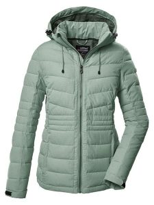 Killtec Kurtka pikowana "KOW 10" w kolorze miętowym rozmiar: 38. Zielone kurtki KILLTEC, m, bez wzorów, bez kaptura. Za 258,52 zł.