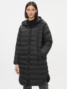ONLY Płaszcz zimowy 15300258 Czarny Regular Fit. Czarne płaszcze ONLY, na zimę, xs, bez wzorów, z syntetyku, bez kaptura. Za 399,99 zł.