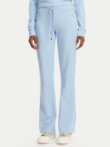 Juicy Couture Spodnie dresowe Apollo JCWBJ125311 Błękitny Flared Leg. Niebieskie spodnie dresowe Juicy Couture, m, bez wzorów, z bawełny. Za 189,99 zł.