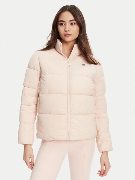 Guess Kurtka zimowa V4YL03 WFUD0 Różowy Regular Fit. Czerwone kurtki Guess, na zimę, l, z aplikacjami, z syntetyku, bez kaptura. Za 309,99 zł.