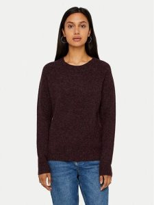Vero Moda Sweter Doffy 10201022 Bordowy Regular Fit. Czerwone swetry klasyczne Vero Moda, s, z syntetyku, bez kołnierzyka. Za 109,99 zł.