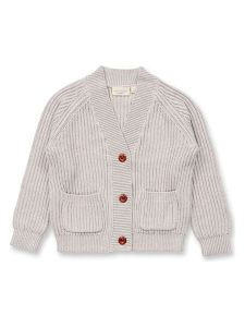 Sense Organics Kardigan "Chasska" w kolorze kremowym rozmiar: 116. Brązowe kardigany Sense Organics, z bawełny. Za 92,64 zł.