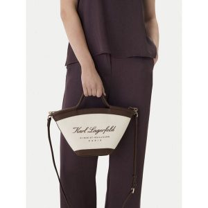 Torebka KARL LAGERFELD. Białe torebki klasyczne KARL LAGERFELD, bez wzorów, bez dodatków. Za 584,99 zł.