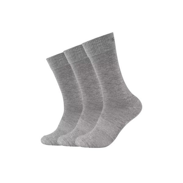 Skarpetki sportowe damskie 3PPK Mesh Ventilation Socks. Szare skarpetki Skechers, bez wzorów, z bawełny. Za 29,99 zł.