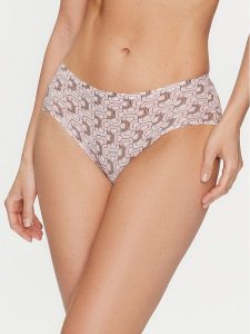 Chantelle Figi klasyczne Soft Stretch C11D40 Beżowy. Brązowe figi Chantelle, bez wzorów, z syntetyku. Za 59,99 zł.