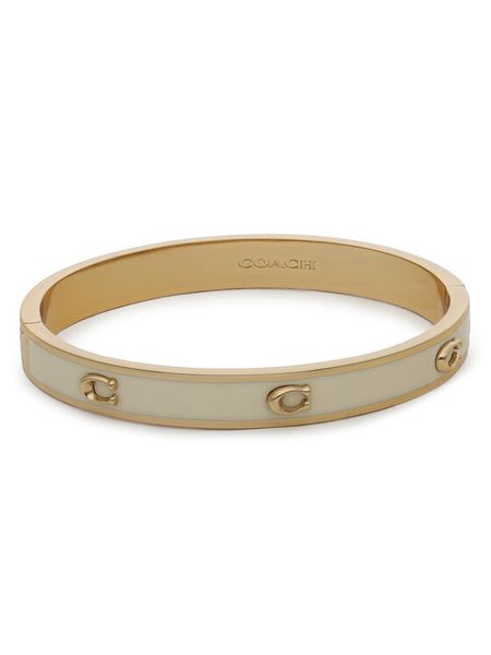 Coach Bransoletka 37422719GLD100 Złoty. Żółte bransoletki Coach, metalowe. Za 359,99 zł.