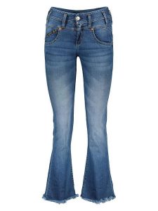 Herrlicher Dżinsy - Slim fit - w kolorze niebieskim rozmiar: W25. Niebieskie jeansy Herrlicher, z aplikacjami, ze skóry. Za 118,56 zł.