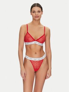 Guess Komplet bielizny O5RG05 KCMT0 Czerwony. Czerwone komplety bielizny Guess, z aplikacjami, z syntetyku. Za 139,99 zł.
