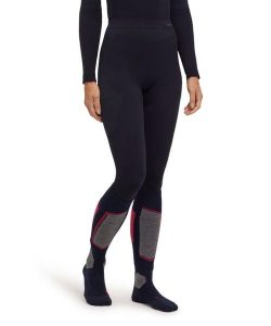 Damskie legginsy Falke Warm. Czarne legginsy Falke, bez wzorów, z dzianiny, długie. Za 228,75 zł.