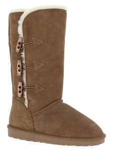 Gooce Skórzane kozaki zimowe "Cornice" w kolorze jasnobrązowym rozmiar: 36. Brązowe kozaki Gooce, na zimę, bez wzorów, ze skóry, bez obcasa, bez zapięcia. Za 295,99 zł.