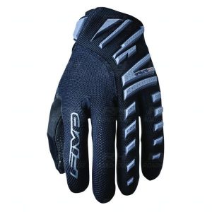 Rękawice ENDURO AIR - CZARNE - M/9. Czarne rękawiczki FIVE GLOVES, bez wzorów. Za 165,00 zł.