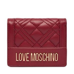 Portfel LOVE MOSCHINO. Czerwone portfele LOVE MOSCHINO, bez wzorów. Za 399,99 zł.