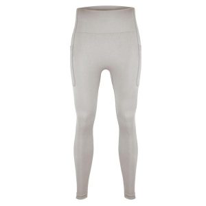 Legginsy fitness damskie Beshaped Lift Me Up z kieszeniami. Szare legginsy BESHAPED, bez wzorów, z nylonu. Za 199,00 zł.
