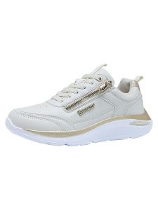 Kangaroos Sneakersy "K-WN Wish RV" w kolorze kremowym rozmiar: 36. Brązowe trampki KangaROOS, bez wzorów, bez zapięcia. Za 105,38 zł.