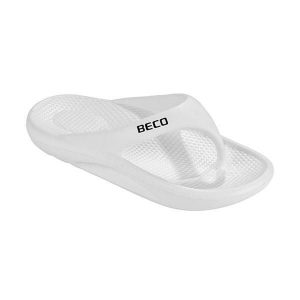 Beco Easy klapki unisex białe. Białe klapki 47 Brand, bez wzorów, bez obcasa. Za 201,99 zł.