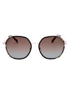 Longchamp Damskie okulary przeciwsłoneczne w kolorze złoto-jasnobrązowym rozmiar: 58. Brązowe okulary przeciwsłoneczne Longchamp. Za 234,95 zł.
