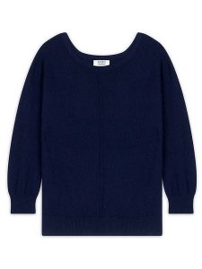AUTHENTIC CASHMERE Kaszmirowy sweter "Faraut" w kolorze granatowym rozmiar: XL. Niebieskie swetry oversize AUTHENTIC CASHMERE, xl, bez wzorów, z kaszmiru, bez ramiączek. Za 374,23 zł.